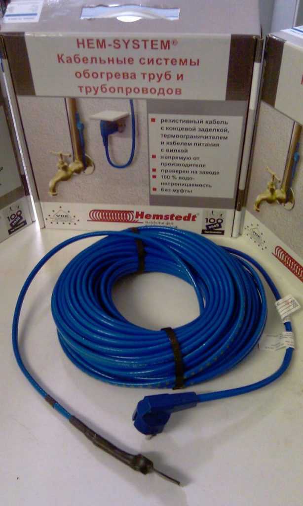 Греющий кабель для водопровода: правильный монтаж и подкючение