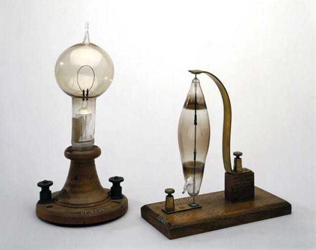 Изобретение лампочки накаливания