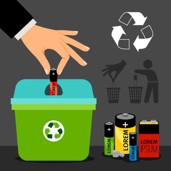 Почему нельзя выкидывать батарейки в мусорное ведро, чем это опасно