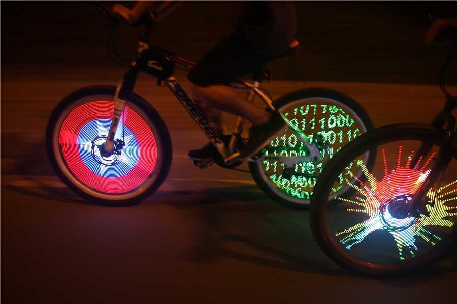 Подсветка для велосипеда: как прикрепить светодиодную ленту на колесо и раму своими руками