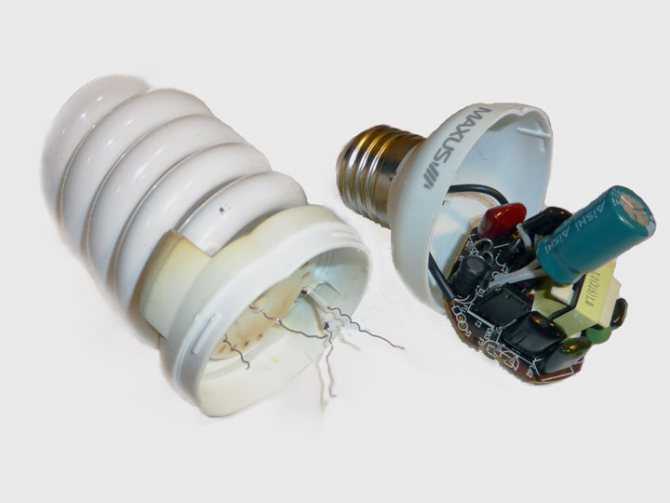 Как отремонтировать энергосберегающую лампу своими руками