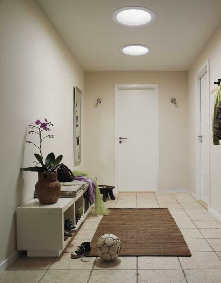 Освещение в коридоре - какие светильники лучше, стили и коррекция
