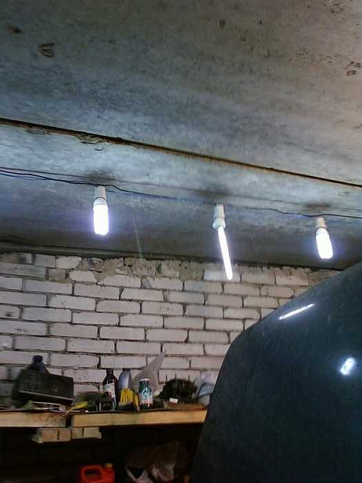 Освещение в гараже своими руками - строительство и ремонт