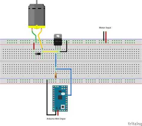 Управление скоростью и направлением вращения электродвигателя с помощью arduino, реле и mosfet: схема и программа