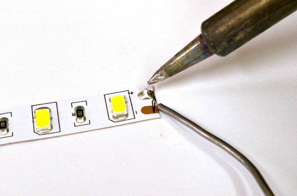 Как паять светодиоды: определение полярности диодов, разновидности и способы соединения светодиодных лент