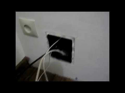 Разводка и скрытие телевизионного кабеля в квартире