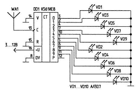 Цифровые микросхемы - начинающим (занятие 7) – счетчики на к561ие10 » радиобука
