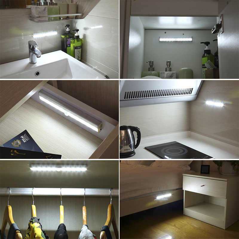 Подсветка для кухни под шкафы светодиодная, разновидности ламп