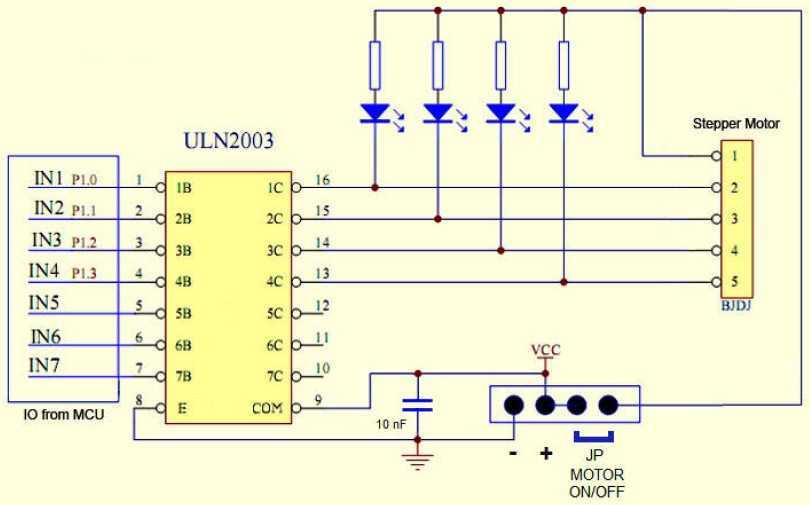 Uln2003 драйвер нагрузок на 7 каналов, uln2803 — на 8 каналов | практическая электроника