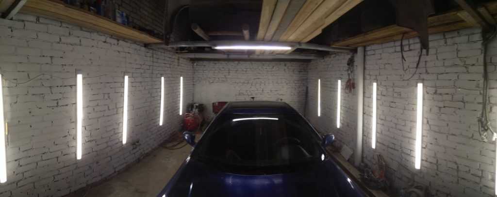 Освещение в гараже – самые экономичные и эффективные варианты освещения (80 фото)