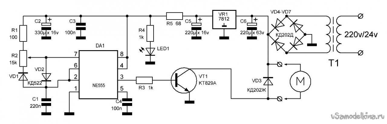 Фильтр нижних частот для преобразования шим сигнала в аналоговое напряжение