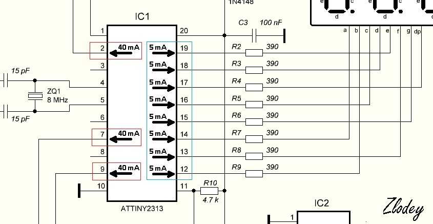 Простая 16 канальная система ик дистанционного управления на attiny2313