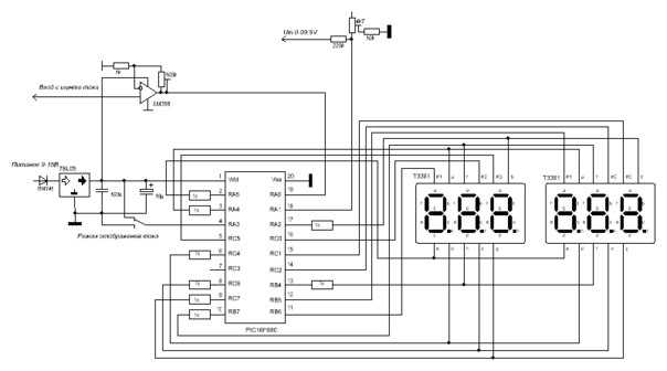 Термометр на датчиках lm35 и arduino uno