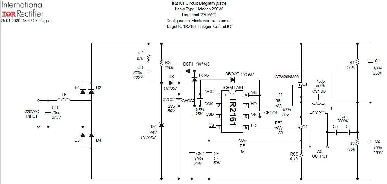Схемы и ремонт драйверов светодиодных прожекторов