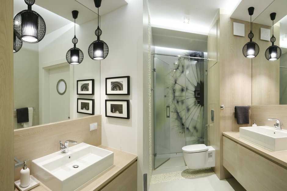 Освещение в ванной комнате – расчет количества светильников и правила их размещения - 14 фото