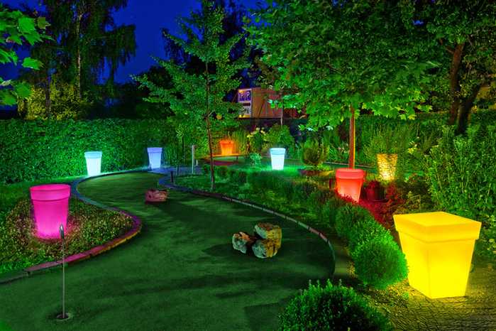 Садовое освещение, декоративное и функциональное - фото примеров, лучшие идей