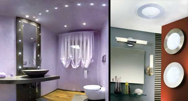 Как выбрать точечные светильники для ванной?