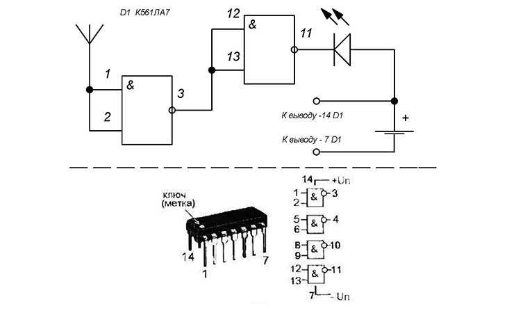 Поиск проводов в стене — схема детектора скрытой проводки