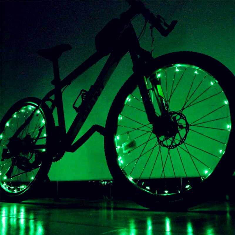 Светодиоды на велосипед, как установить светодиодную ленту на колёса