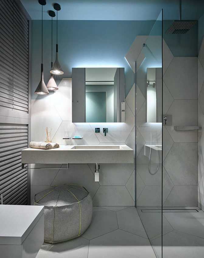 Как выбрать светильники для ванной комнаты: виды, стандарты, дизайн (+ фото)