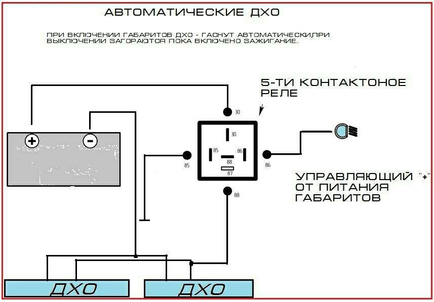 Как подключить ходовые огни на ваз 2107 ~ sis26.ru