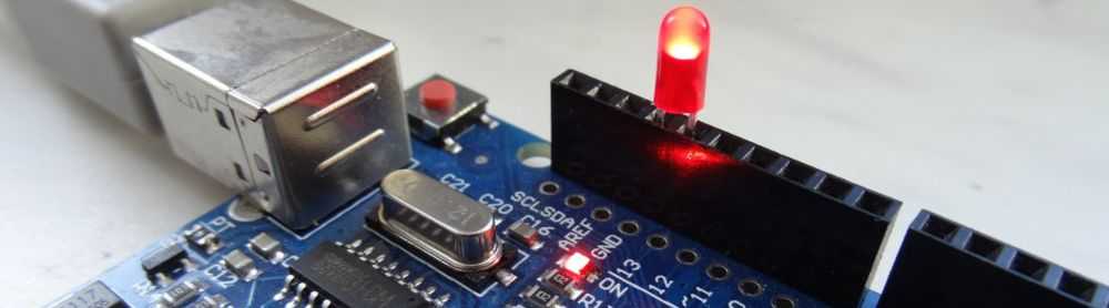 Мигание встроенным на плату arduino светодиодом||arduino-diy.com