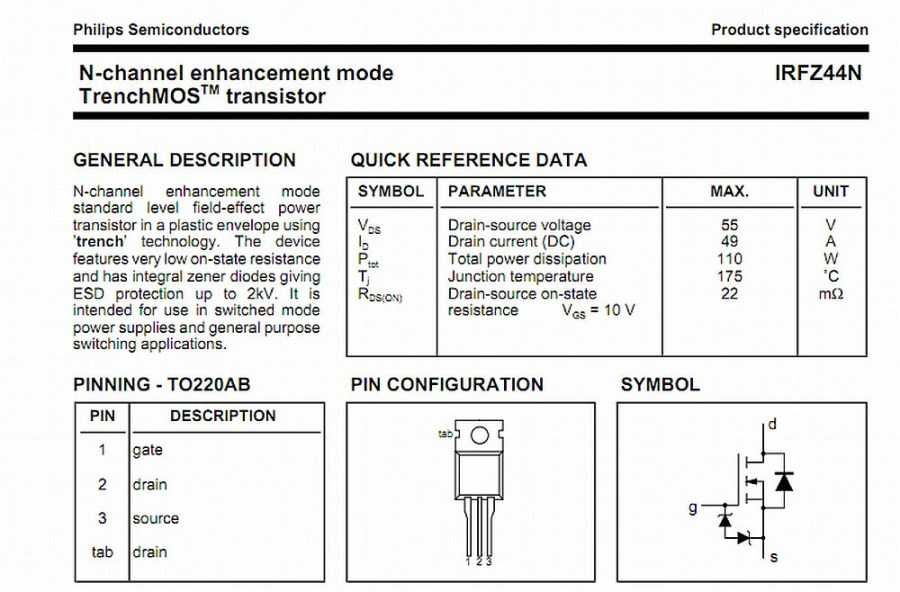 Irfp064n характеристики транзистора, datasheet, аналоги, цоколевка.