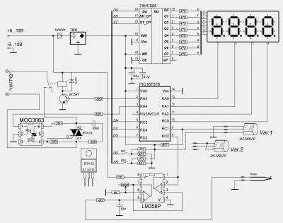 Цифровой дозиметр на микроконтроллере attiny2313. схема и описание