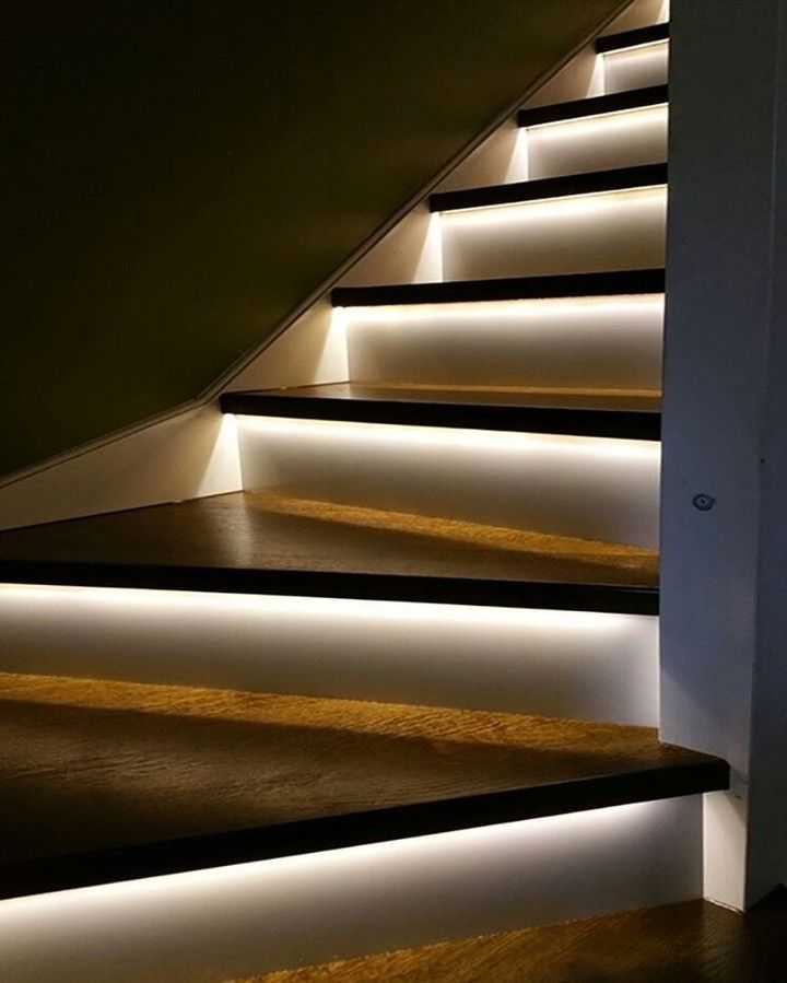 Подсветка лестницы, проверенные и полезные варианты, от чего зависит выбор освещения для ступеней
