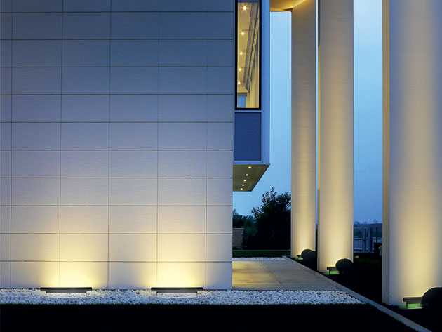 Подсветка фасада дома – лучшие варианты и советы по выбору светильников