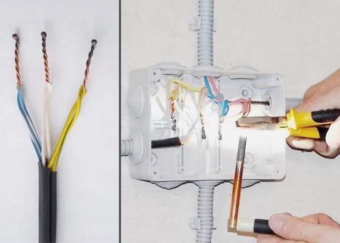 Как подключить розетку и выключатель от одного провода