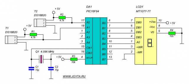 Простой термостат на одной микросхеме. схема и описание | joyta.ru