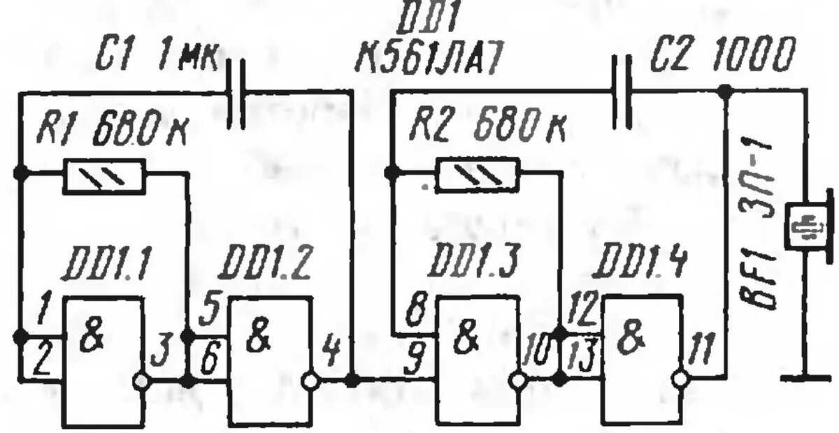 Схемы электронных самоделок на микросхеме к155ла3. микросхема к155ла3, импортный аналог - микросхема sn7400. что содержится в этом корпусе