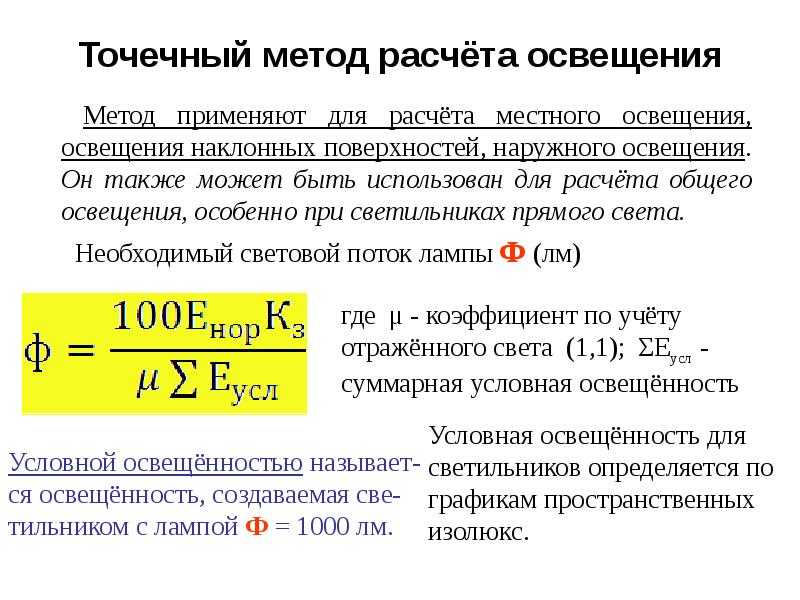 Расчет освещения рабочего места: пример | 1posvetu.ru