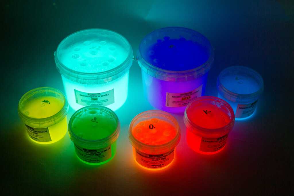 Описание и применение флуоресцентных красок