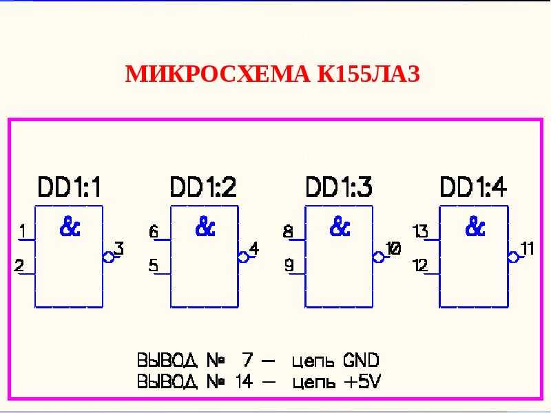 Мультивибратор на двух элементах микросхемы к155ла3