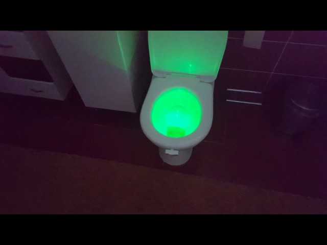 Управление освещением в ванной комнате и туалете