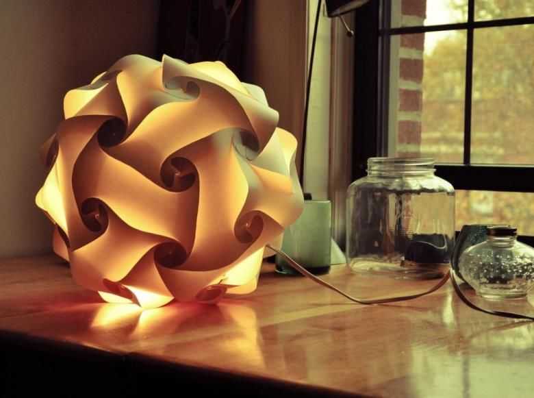 Настольные лампы своими руками: оригинальные дизайны (фото, видео)