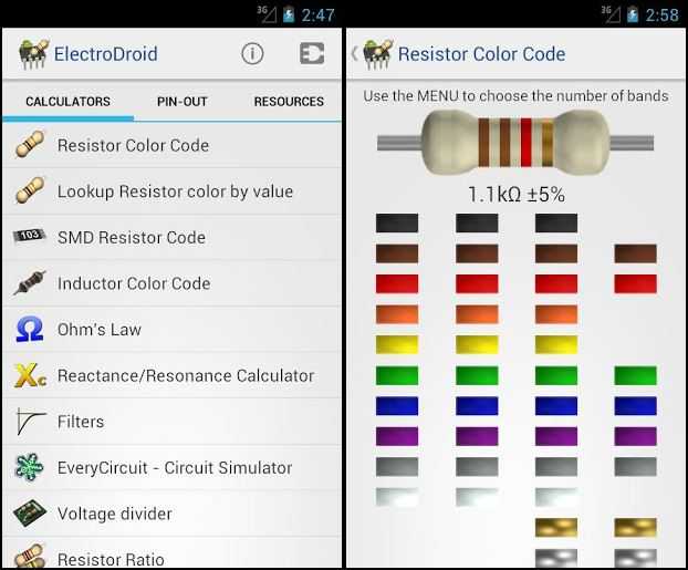 Цветовой код радиоэлементов - colorandcode 20.2 portable скачать торрент