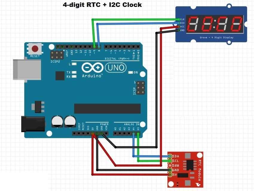 Как использовать rtc (часы реального времени) с arduino и lcd
