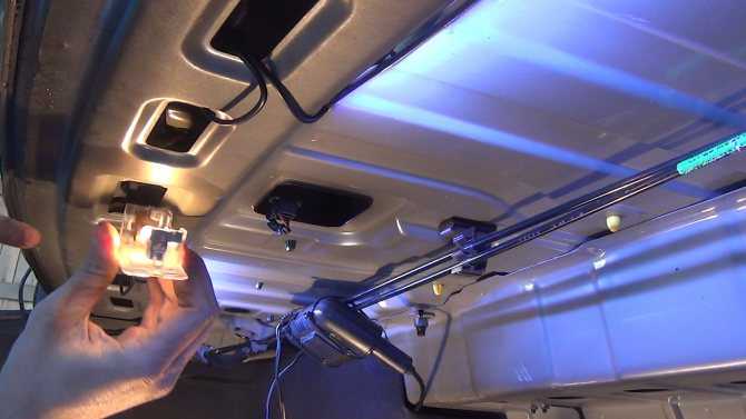 Как подключить светодиодную ленту в машине через кнопку