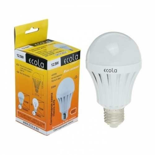 Светодиодные лампы ecola: высокое качество по разумной цене