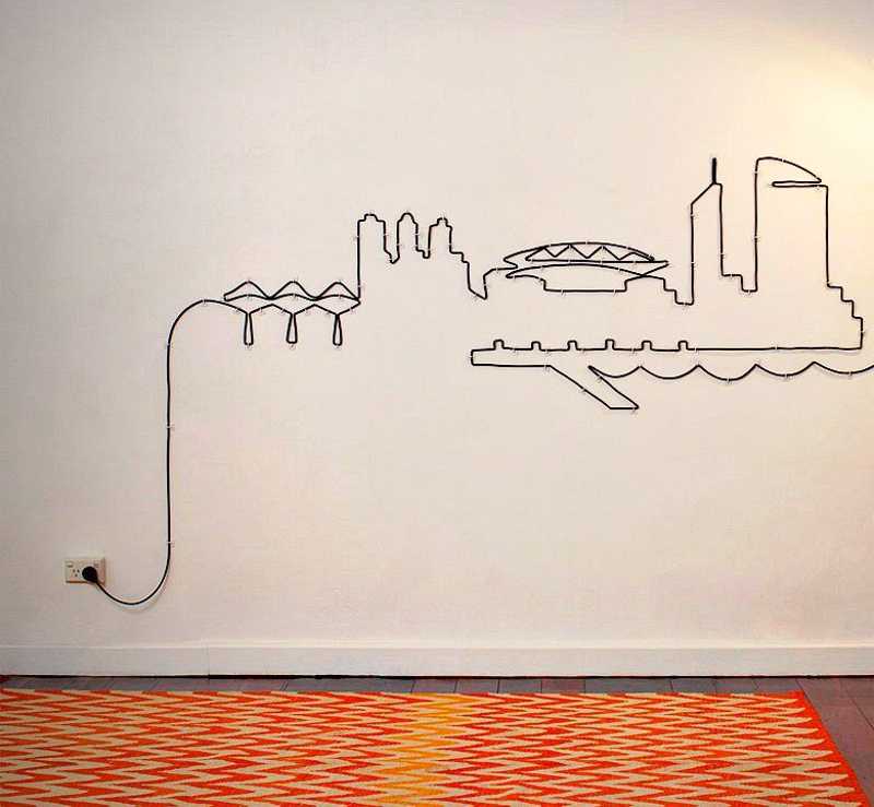 Как спрятать провода от телевизора на стене, на полу, в мебели