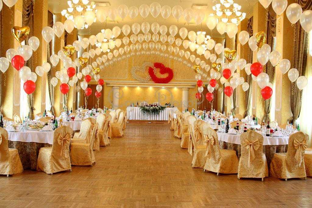 Красивое украшение свадебного зала своими руками — виды дизайна и мастер-класс