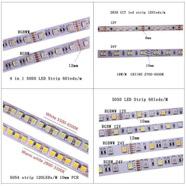 Светодиодная лента smd 3528 - 3 вида, характеристики, сравнение, белая и rgb