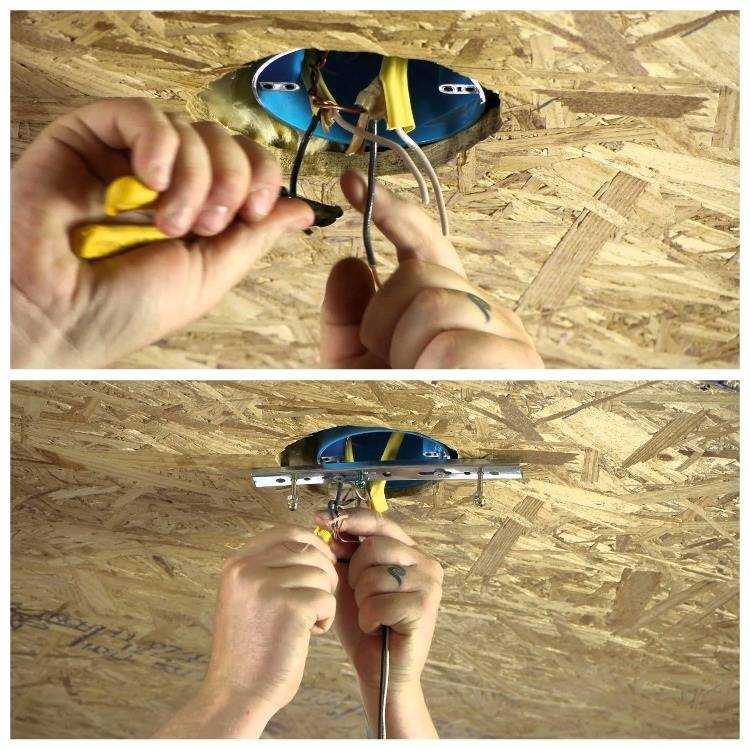 Как повесить люстру на потолок из гипсокартона: способы крепления, технология монтажа