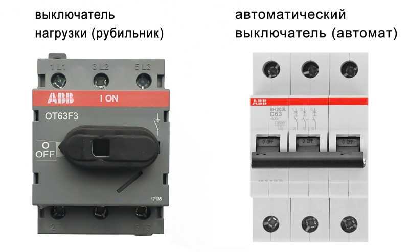 Автоматический выключатель или рубильник? что выбрать на ввод?