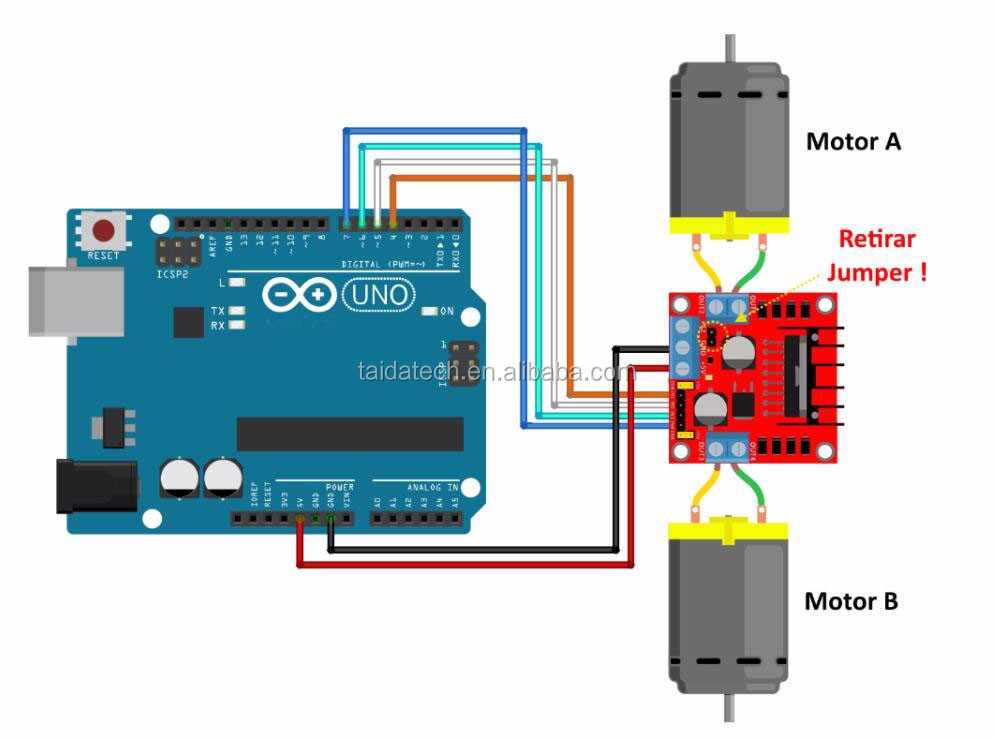 Управление двигателем постоянного тока с помощью arduino uno: схема и программа