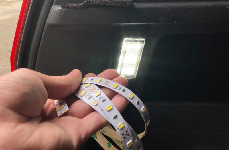 Как подключить светодиодную ленту в машине: выполняем легкий тюнинг своими руками