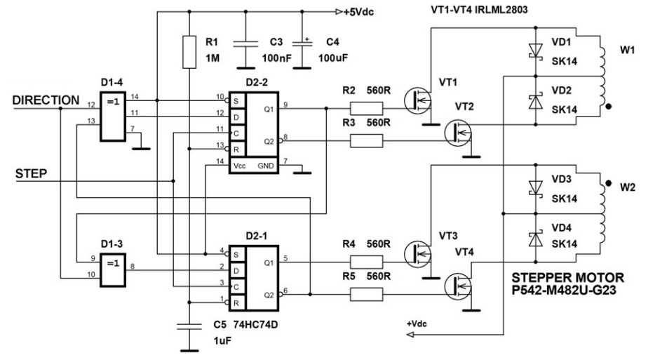 Шаговый двигатель ардуино (arduino): управление, подключение степперов, программный код с разбором